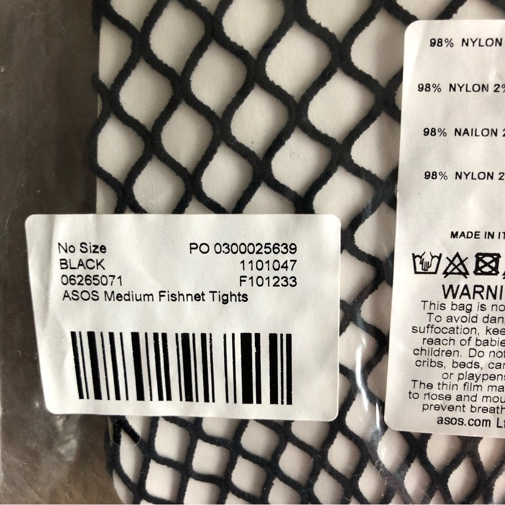 ASOS DESIGN medium fishnet tights - Picture 8 of 10
